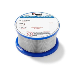 Spoiwo LC63S1-SW26 0,70mm 0,25kg AG1 cyna lutownicza do lutowania ze srebrem