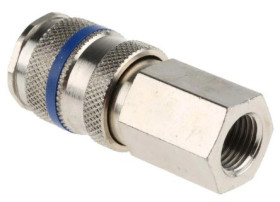 Szybkozłączka pneumatyczna, materiał Stal, złącze G 1/4 żeńskie, RS PRO CEJN 320, JWL 520, JWL 530, Legris, Parker PEF,