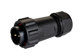 Złącze wielostykowe przemysłowe 2-pinowe Montaż na kablu Wtyczka RS PRO