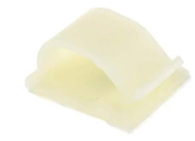 Spinka do kabli 11.1mm Samoprzylepny 32.5 x 28.3 x 15.2mm materiał: Nylon 66 Naturalny zacisk kablowy