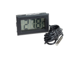 Termometr panelowy -50-110C czarny