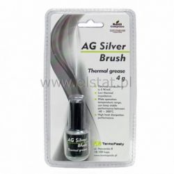 Pasta przewodząca ciepłoAG Silver Brush 4g butelka