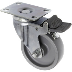 Toolcraft TO-5137938 Swivel Castor 100mm Parking Brake 125kg Load