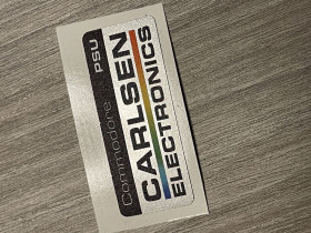 Carlsen Electronics PSU sticker