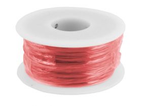 Drut miedziany cynowany 0,5mm czerwony 25m