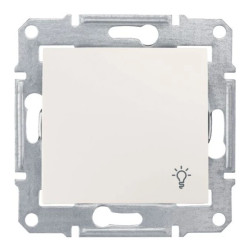 Sedna Przycisk ,,światło,, IP44 kremowy, SDN0900323