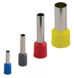 Końcówka tulejkowa izolowana typ HI / TE DIN 0,75-8 miedziana cynowana galwanicznie Elpromet