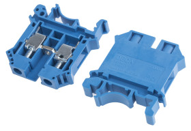 Kostka zaciskowa na szynie DIN RS PRO poziomy: Pojedynczy 26 → 8AWGŚruba 50 (UL/CSA) A, 57 (IEC) A 800 V