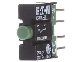 E10 styk pomocniczy - rozwarty NO; zielony 090351