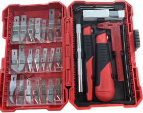 Zestaw noży tapicerskich, typ: Nóż, l. łopatek: 26