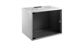 Szafa Wisząca Rack 19 7U 400Mm Szara Drzwi Szklane Soho-Box Mirsan