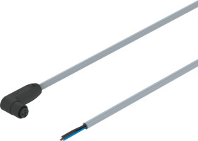 Kabel do siłownika/czujnika Złącze A M8 liczba rdzeni 3 długość 2.5m Rodzaj A Męskie