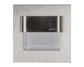 Oprawa przyschodowa TANGO LED Light 10 V DC 0,8 W IP 20 niebieski szlif Inox