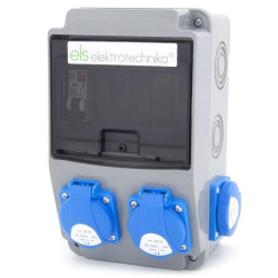 Rozdzielnica budowlana, ogrodowa 4*GS 230V + zabezpieczenia, 6NO41C00
