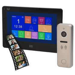 Zestaw VIDEODOMOF. REX MEMO 7" OPT ORNO, pamięć, ekr.dotyk