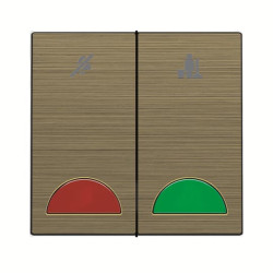 Włącznik światła, 10A, 250V, 2-przyciskowy, 1-biegunowy Millenium, ABB