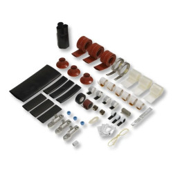 Głowica termokurczliwa wnętrzowa 95-240mm2 z końcówkami kablowymi śrubowymi HITHP3.2403L /komplet na 3 fazy/