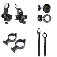 Zestaw akceslubiów do mikroskopu HAYEAR Uchwyt mikroskopu Pierścień Adapter Uchwyt soczewki mono kompatybilny z 25mm 32mm 50mm M