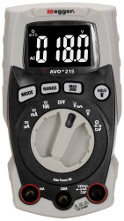 Megger AVO215 Multimetr Kalibracja (ISO) cyfrowy CAT III 600 V Wyświetlane liczby: 4000