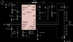 60V LED Controller with Internal PWM Generator