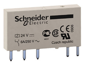 Przekaźnik mocy 12V dc SPDT Schneider Electric, montaż PCB 848Ω Wciskane