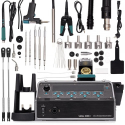 Stacja lutownicza Yihua 948D-IV 1410W 5w1: grotowa, hot air, rozlutownica, termopęseta, chwytak