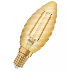 Żarówka LED Vintage 1906 LED CL BW FIL GOLD 22 non-dim 2,5W/824 E14 4058075293274