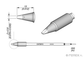 Grot C470013 do rączek JBC T470 i HT470