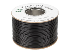 Kabel głośnikowy SMYp 2 x 0,75mm czarny 100m