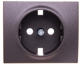 SISTENA LIFE Plakietka gniazda SCHUKO choco 771220