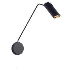 Kinkiet z wysięgnikiem Futuro czarny 1xGU10 Light Prestige