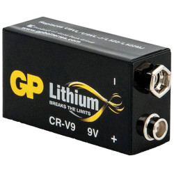 GP 6LR61 GPCR9VSTD565C1 Battery Lithium 9V 800mAh 10yr Life 1pc