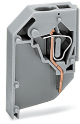 Transformer terminal, 1 pole, straight, 25 A, 800 V, spring-cage connection, 711-171