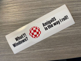 Laptop decoration sticker Whut?! Windows - AmigaOS