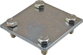 Złącze do bednarki B=40 mm (dwie płytki) KM12