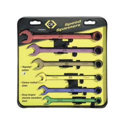 CK Tools T4345/6ST Speed Spanners Set Of 6