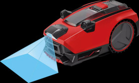 3413991 FREELEXO CAM 500 robot lawnmower, Power X-Change, incl. recharge