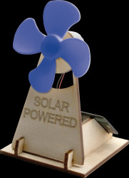 10450 Solar fan, wooden construction kit