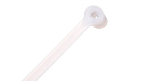 Opaska Kablowa 290X4,5 Biała 2-Lock Zęby Stalowe Bmbt3048 /100Szt./