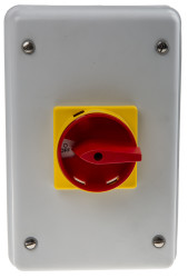 Przełącznik izolacyjny 3-biegunowy-biegunowy 63A RS PRO Montaż panelowy 18,5kW