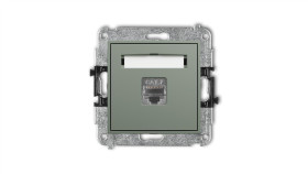Mini Mechanizm Gniazda Komputerowego Pojedynczego 1Xrj45, Kat. 7, Ekranowany,...