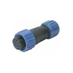 Weipu SP1310/S 5 II SP13 Bullet Connector 5 Pins Straight Waterproof