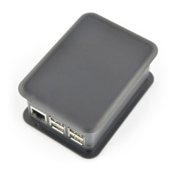 Obudowa TEKO dla Raspberry Pi Model 3/2/B+ z nakładką GPIO - czarna