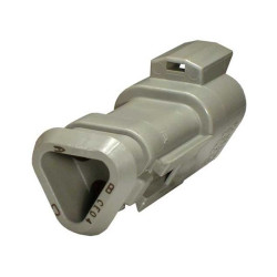 Obudowa złącza samochodowego 3 -pinowe Deutsch Obudowa DT Szary