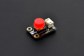 DFRobot Gravity: Digital Push Button (Red)