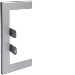 Maskownica na przebicie w ścianie stalowa srebrna BRAP65130WLAN