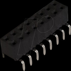 10122232 Female header, double row with Dual Entry, 2x8