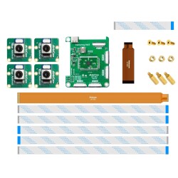 IMX519 16MP Autofocus Synchronised Quad-Camera Kit for Raspberry Pi