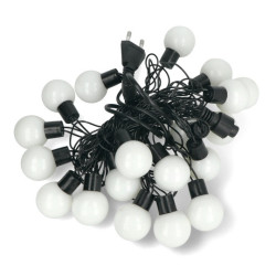 Lampki choinkowe LED kule - RGB - 19szt.