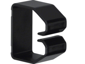 tehalit.BA6 Klamra do przewodów 40x40 czarny B400403 HAGER